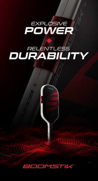pickleball paddle, pickleball racket, paddle racket, pickleball equipment, sports paddle, pickleball gear, product launch, brand awareness, modern typography, minimalist, energetic, bold, black, red, neutral
